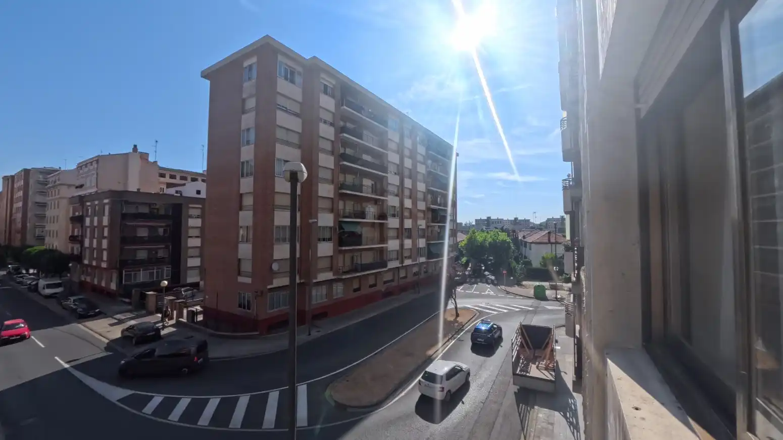 Vista exterior de Piso en venta en  Logroño con Calefacción, Parquet y Terraza
