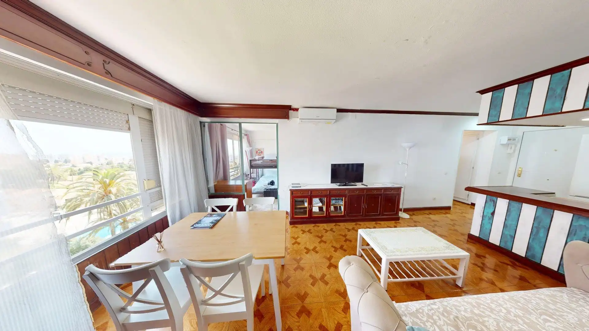 Living room of Flat for sale in Benalmádena  with Air Conditioner, Heating and Private garden