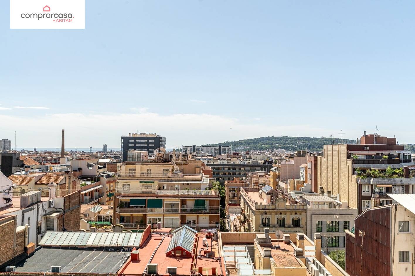 Vista exterior de Pis en venda en  Barcelona Capital amb Aire condicionat, Terrassa i Alarma