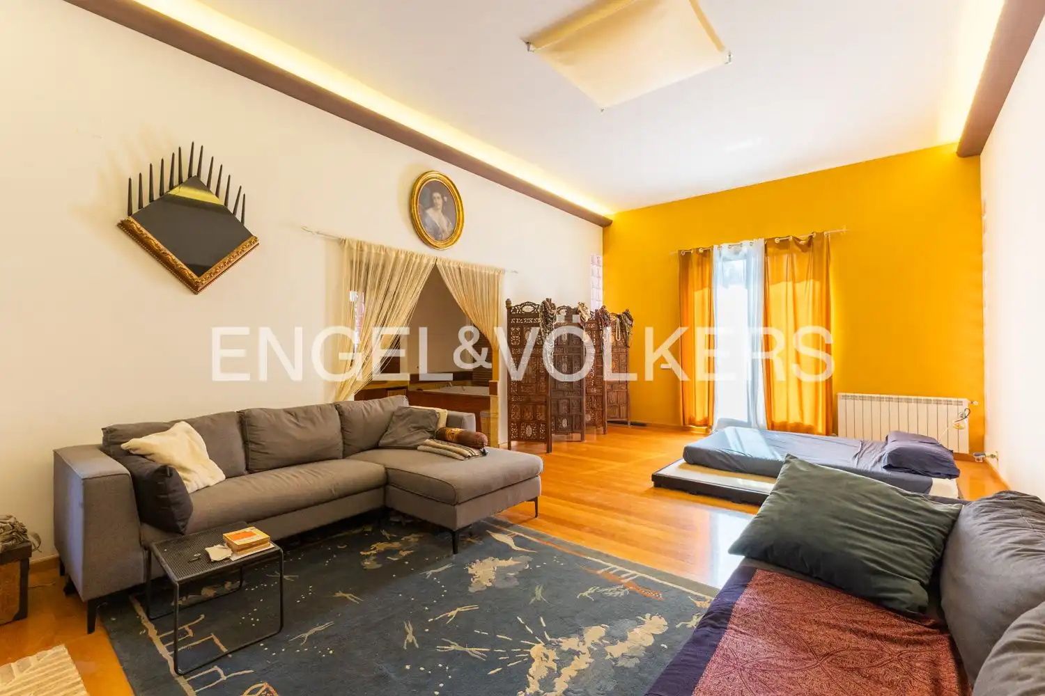 Sala de estar de Casa o chalet en venta en Gilet con Aire acondicionado, Calefacción y Jardín privado
