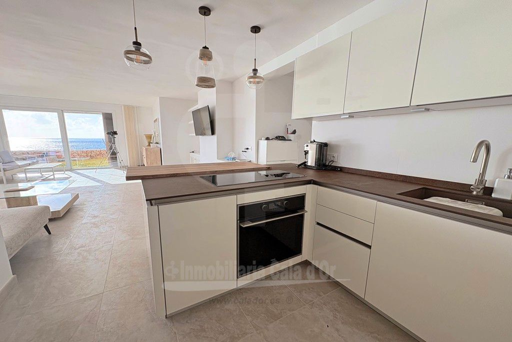 Cuina de Apartament en venda en Santanyí amb Aire condicionat, Jardí privat i Terrassa