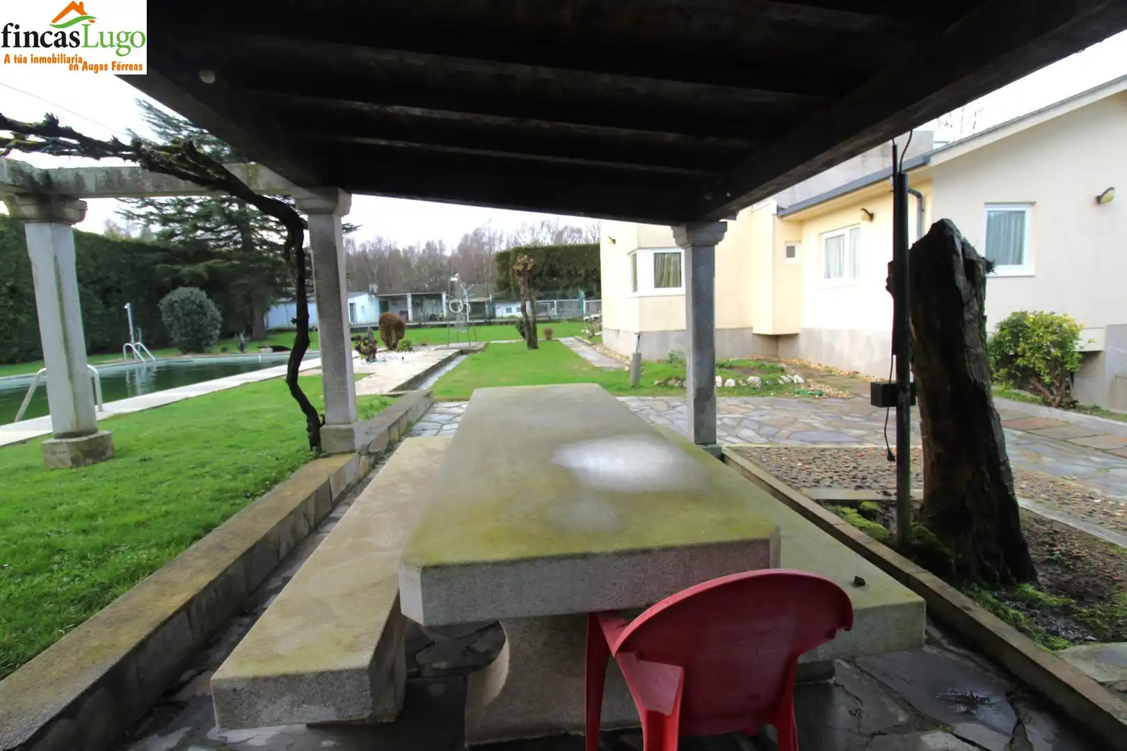 Terraza de Casa o chalet en venta en Guntín con Calefacción, Jardín privado y Terraza