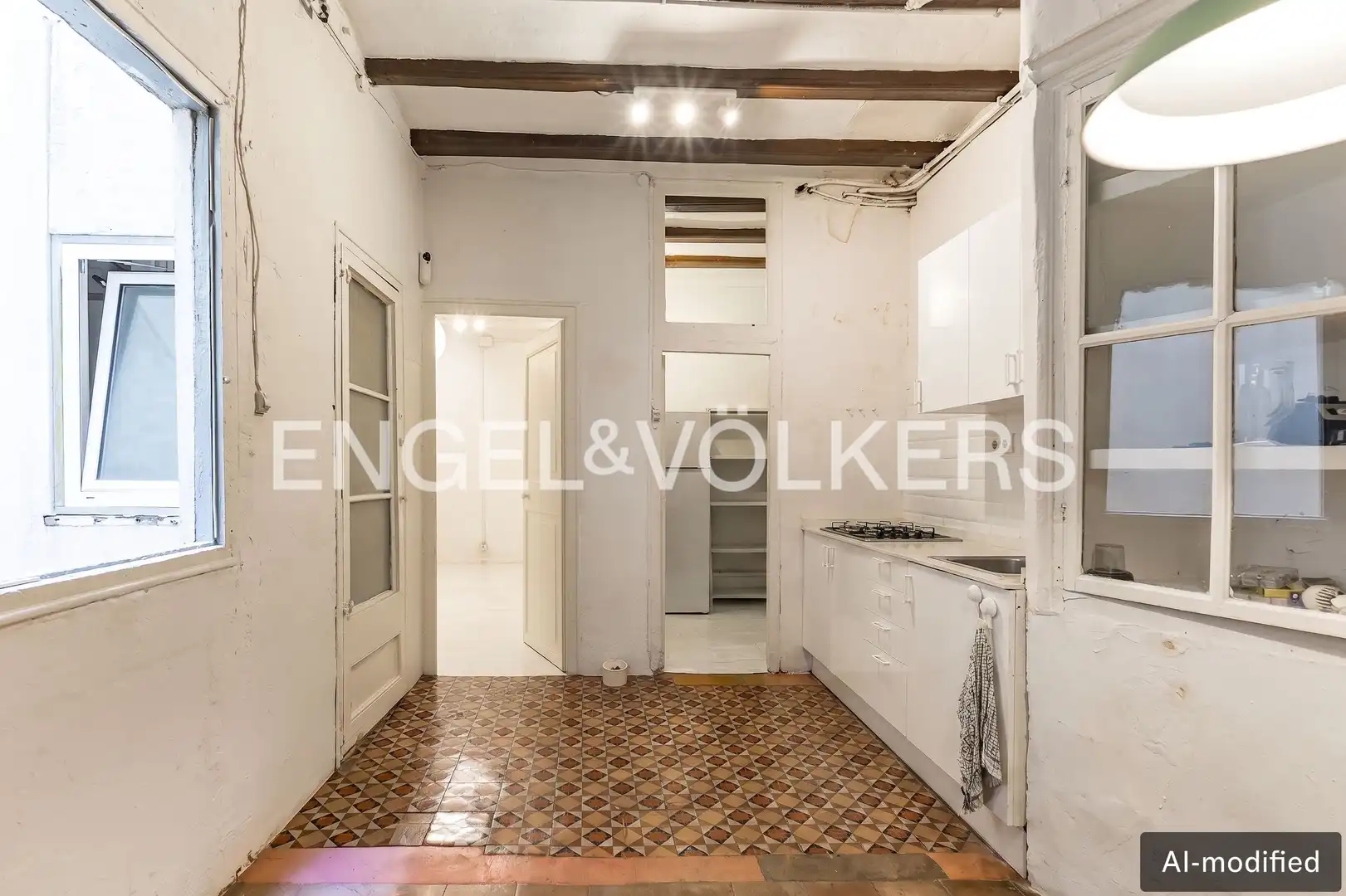 Cocina de Piso en venta en Barcelona con Calefacción y Balcón