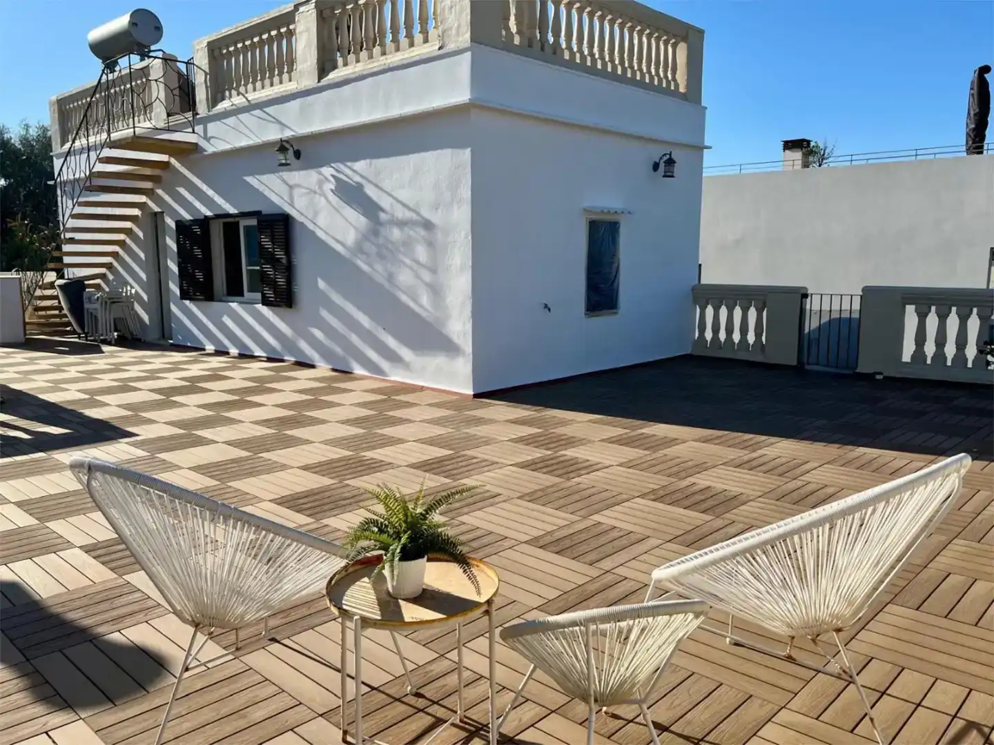 Terraza de Casa o chalet en venta en Campos con Aire acondicionado y Piscina