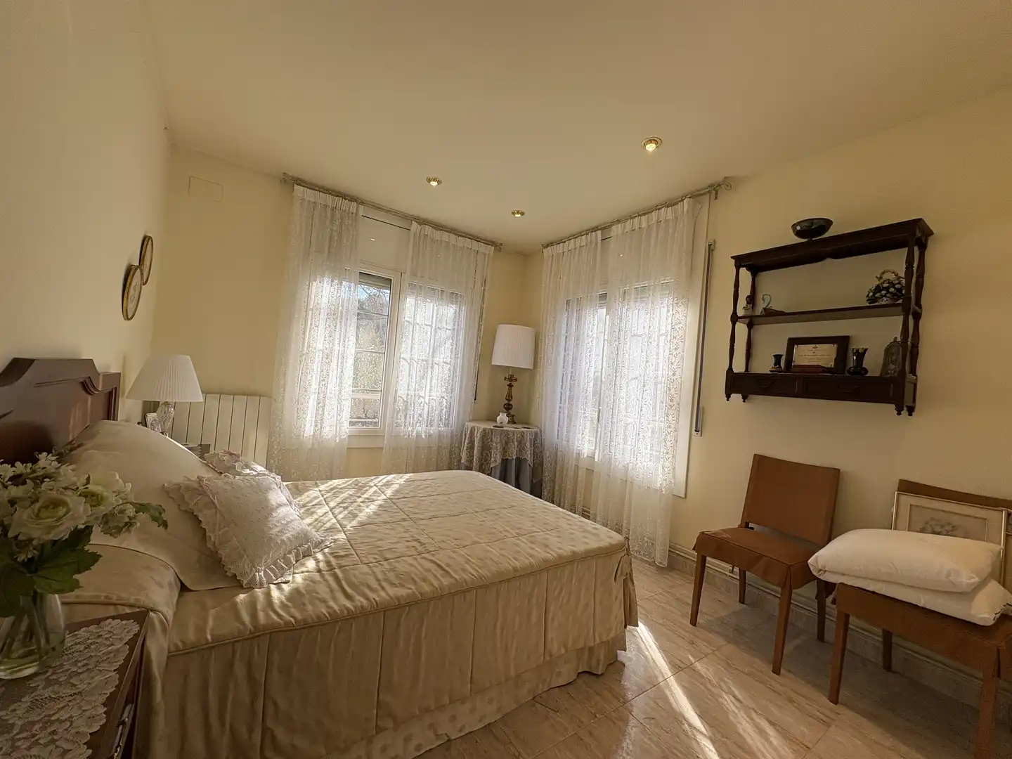 Bedroom of Houses for sale in Sant Cugat del Vallès  with Heating, Private garden and Terrace