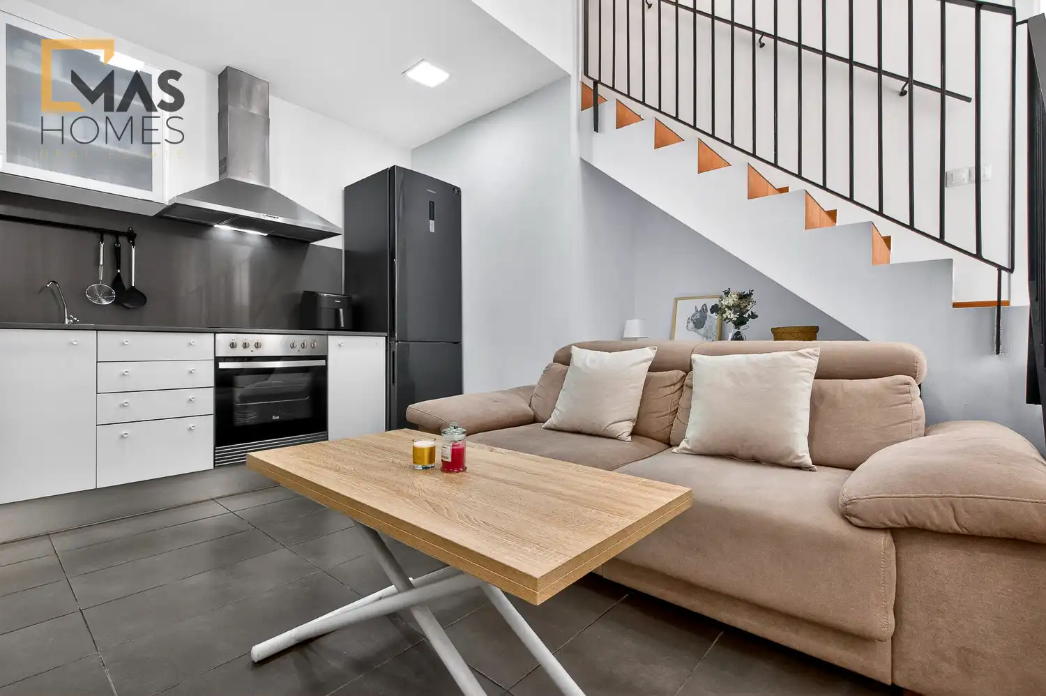 Sala de estar de Piso en venta en Martorell con Terraza