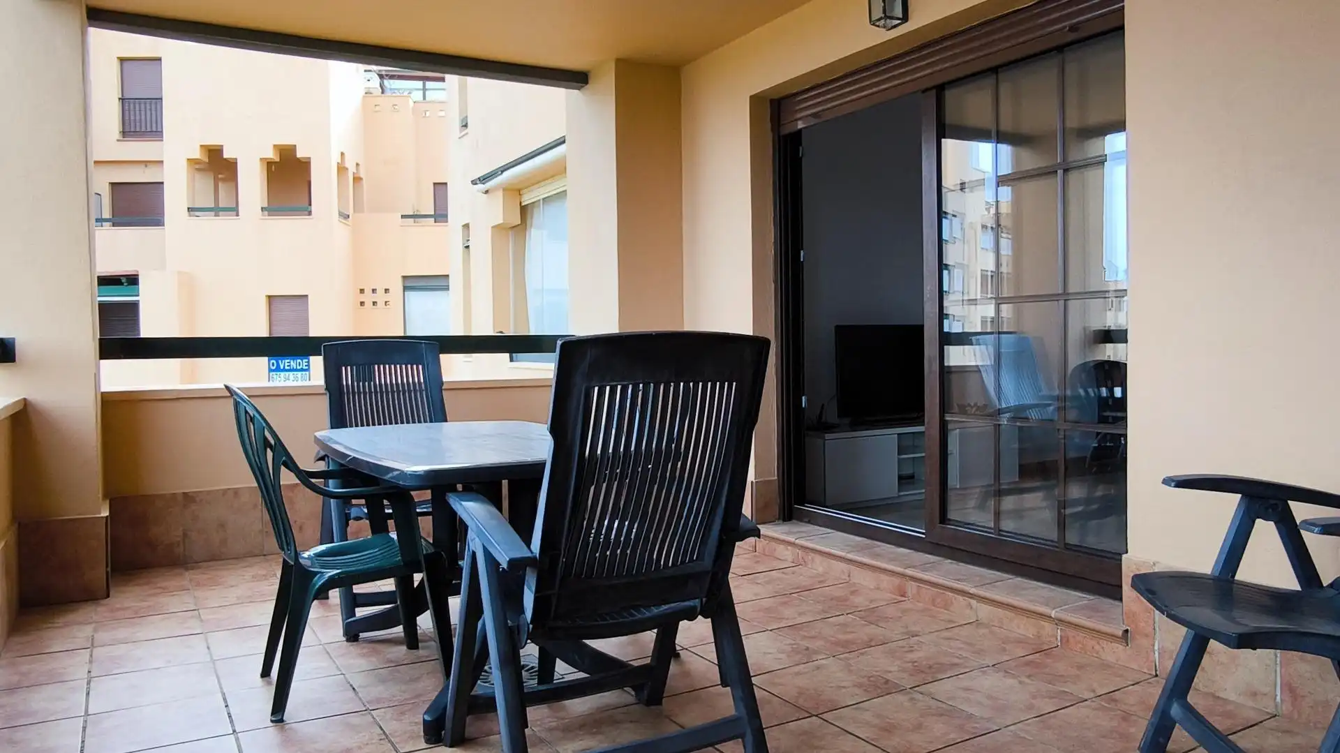 Terraza de Apartamento de alquiler en Ayamonte con Terraza, Amueblado y Piscina comunitaria