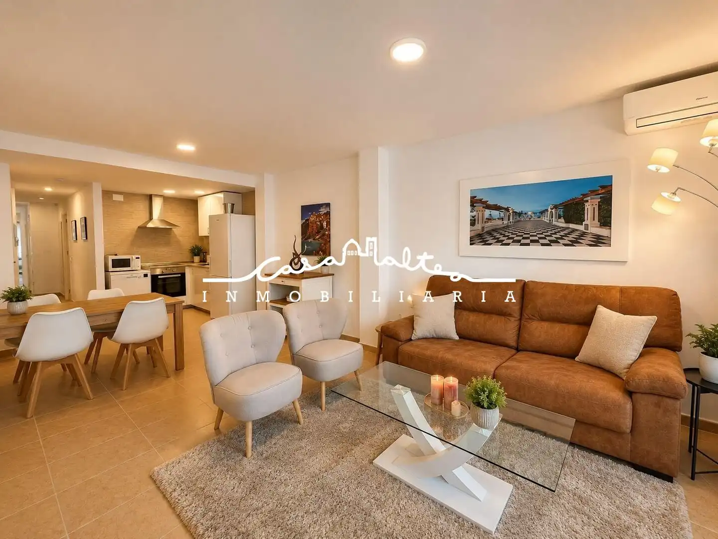 Sala de estar de Apartamento en venta en Altea con Aire acondicionado, Calefacción y Amueblado
