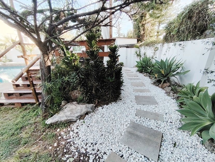 Jardí de Casa o xalet de lloguer en Estepona amb Aire condicionat, Calefacció i Jardí privat