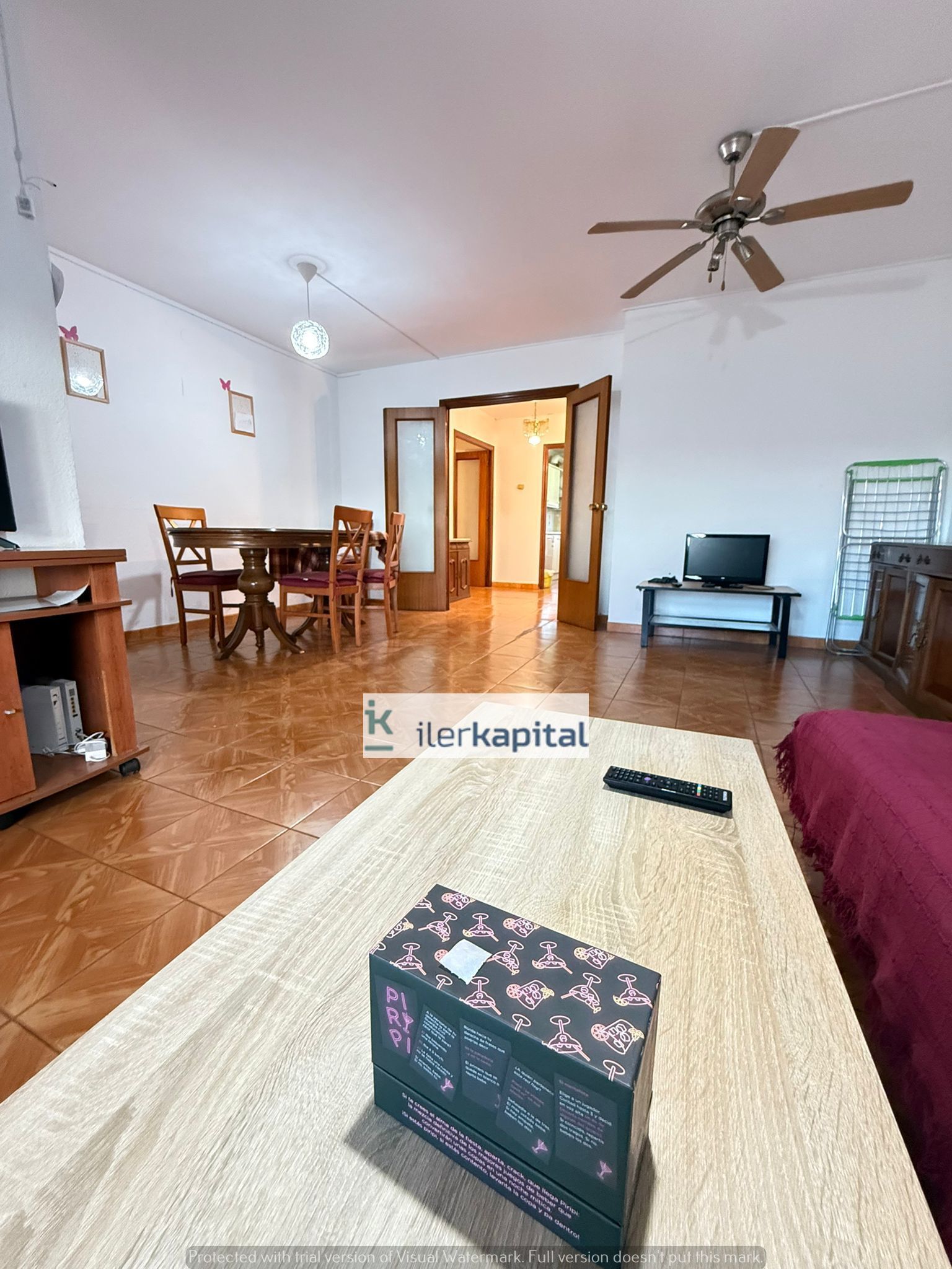 Living room of Flat for sale in  Lleida Capital  with Heating, Storage room and Furnished