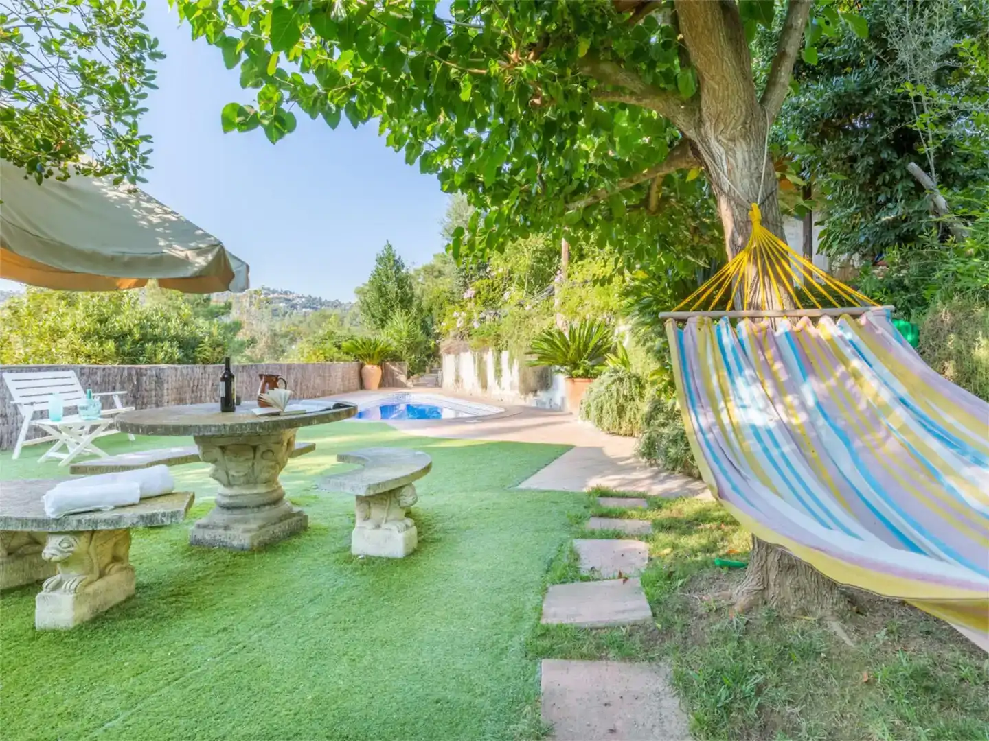 Jardín de Casa o chalet en venta en Lloret de Mar con Jardín privado, Piscina y Amueblado