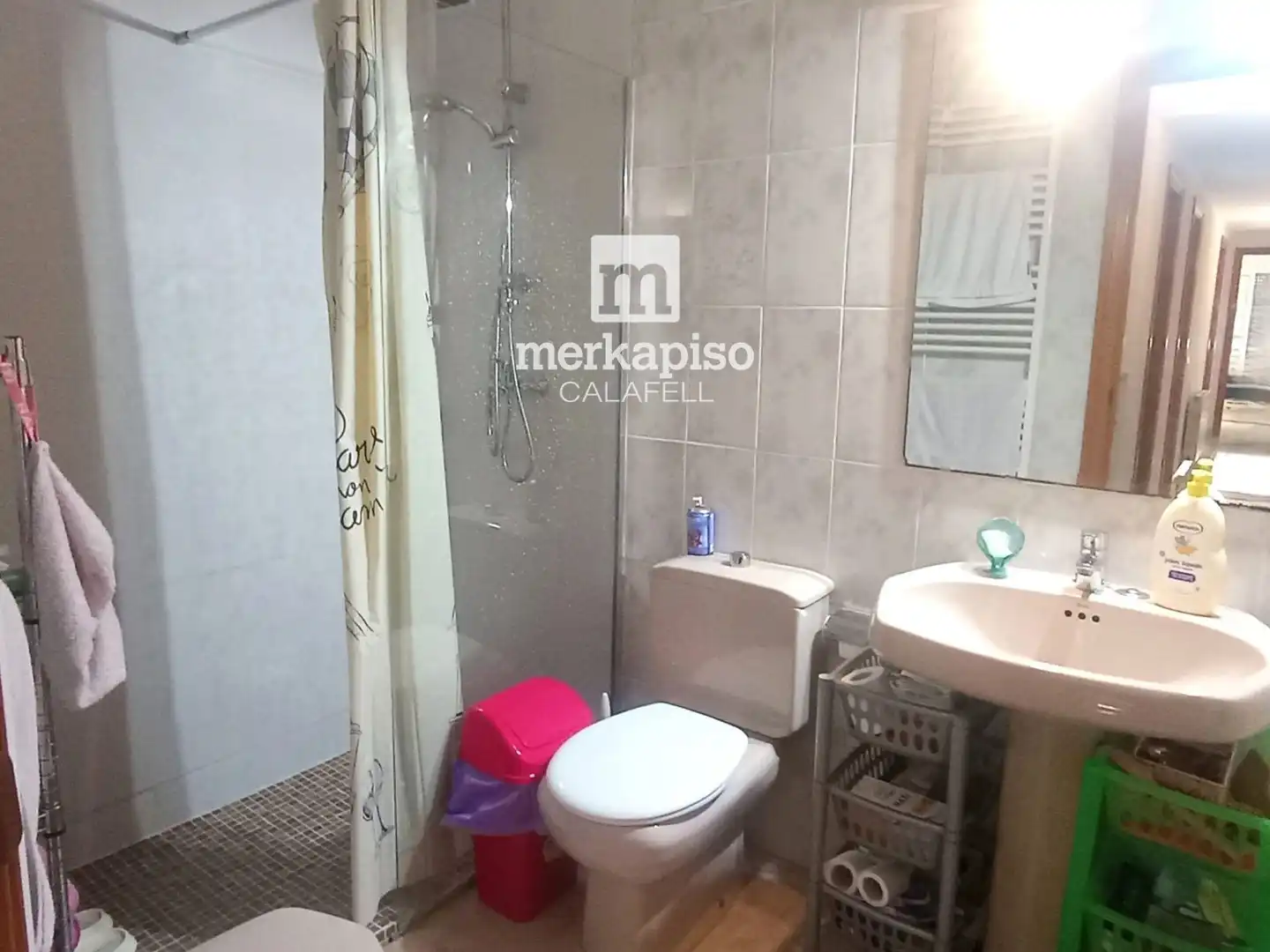 Bathroom of Flat for sale in Calafell  with Air Conditioner, Heating and Terrace