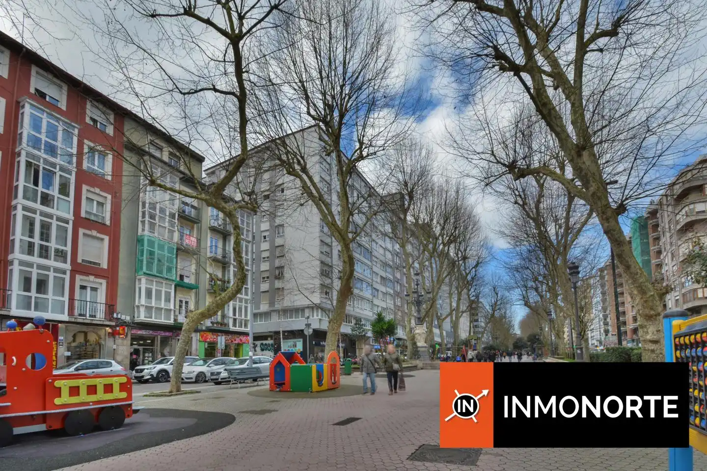 Vista exterior de Pis en venda en Santander amb Calefacció i Terrassa