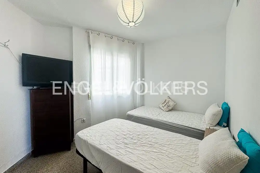 Bedroom of Flat for rent in Alboraya  with Air Conditioner, Heating and Terrace