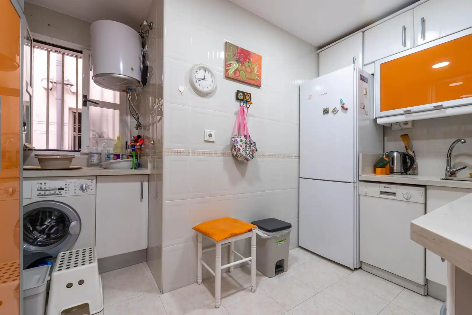 Kitchen of Flat for sale in Granada  with Heating and Furnished