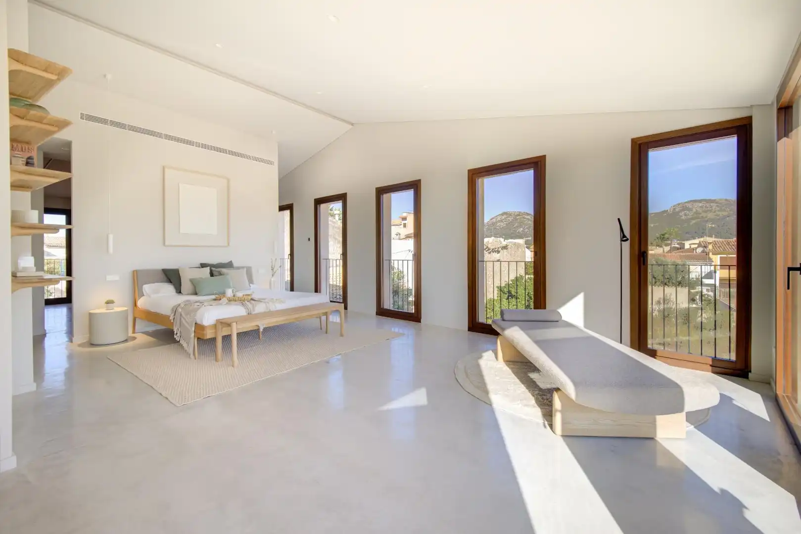Bedroom of Houses for sale in Campanet  with Air Conditioner, Heating and Furnished