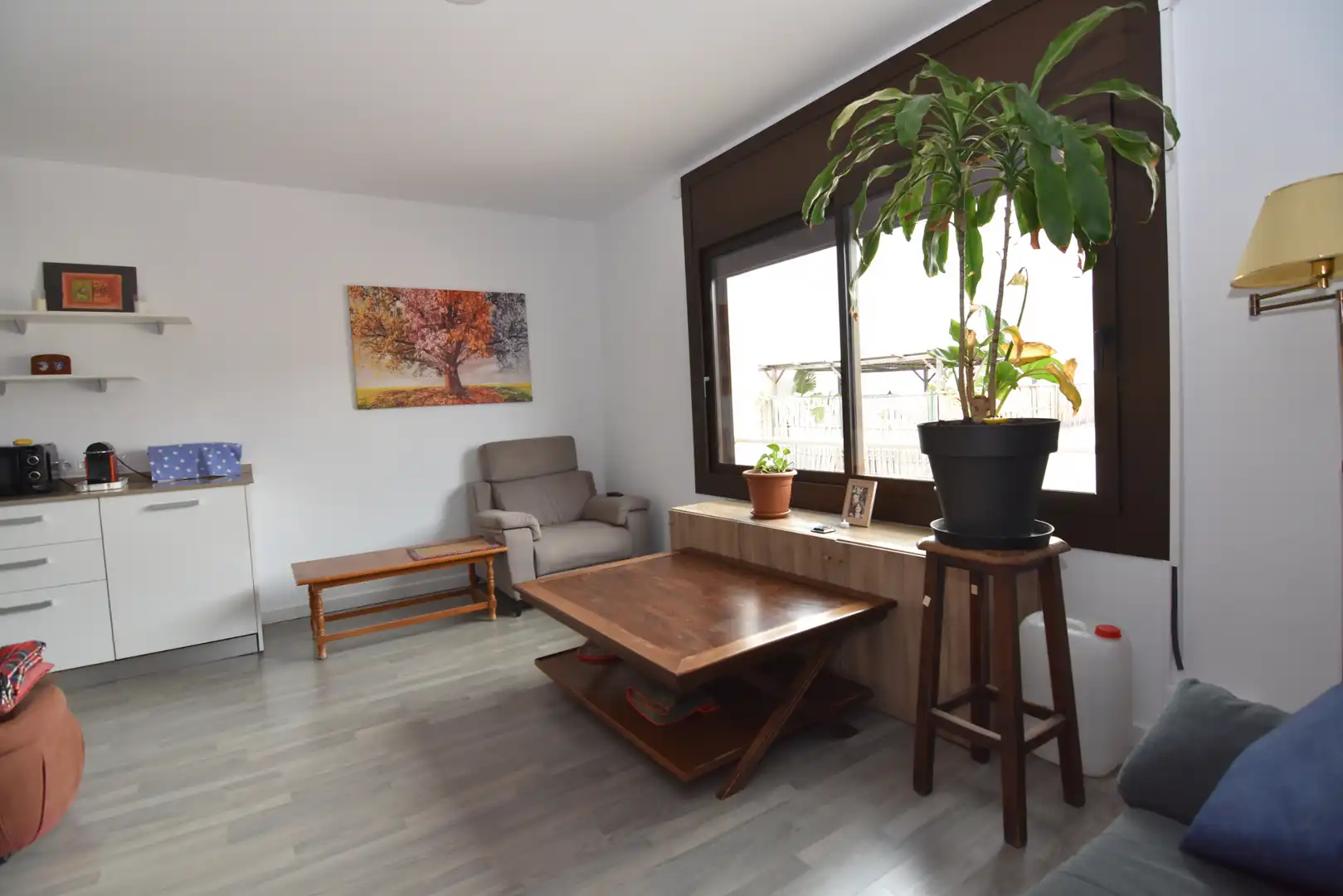 Sala de estar de Piso en venta en El Masnou con Aire acondicionado, Calefacción y Parquet