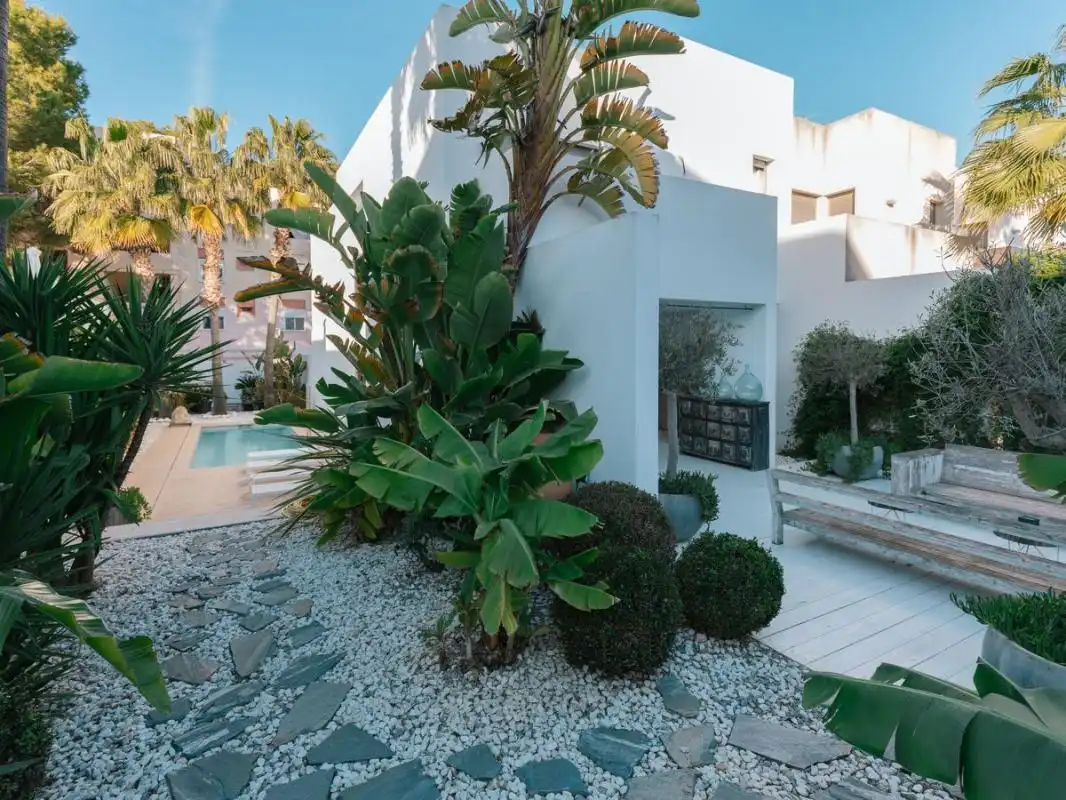 Terraza de Casa adosada en venta en Sant Josep de sa Talaia con Aire acondicionado, Calefacción y Piscina