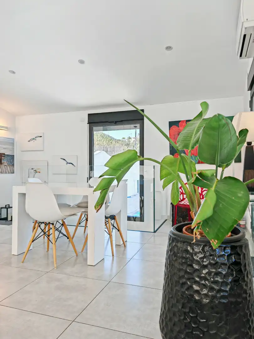 Dining room of Houses for sale in Dénia  with Air Conditioner, Private garden and Terrace