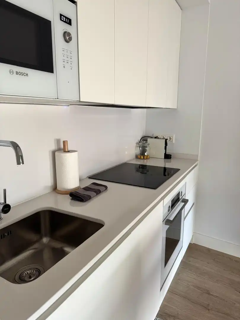 Kitchen of Flat for rent in Motril  with Air Conditioner, Private garden and Terrace
