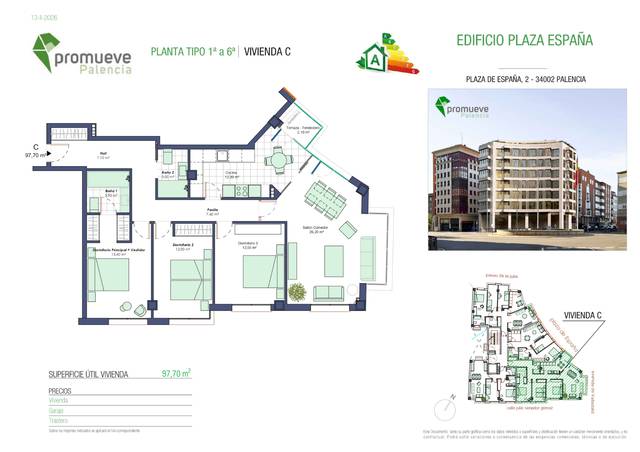 Piso en Venta en Plaza de España, 2 en El Carmen - Casas del Hogar