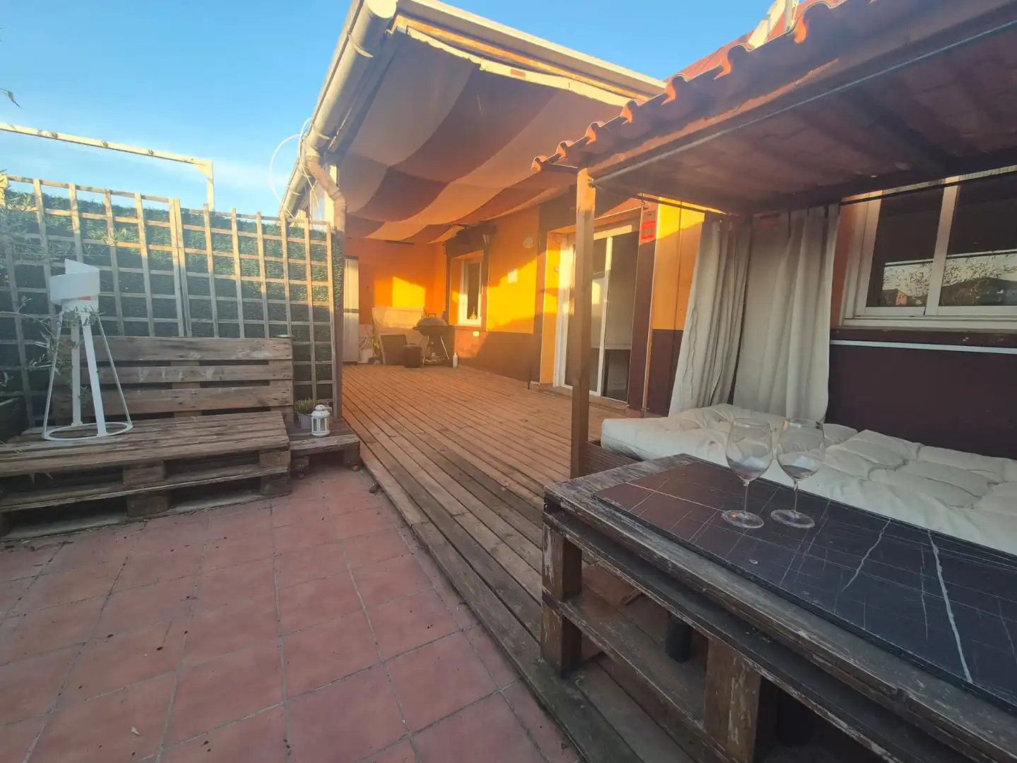 Terraza de Ático en venta en Santa Coloma de Gramenet con Aire acondicionado, Parquet y Terraza