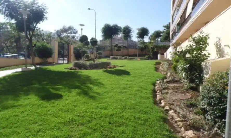 Garden of Flat for rent in Torremolinos  with Air Conditioner, Terrace and Pets allowed