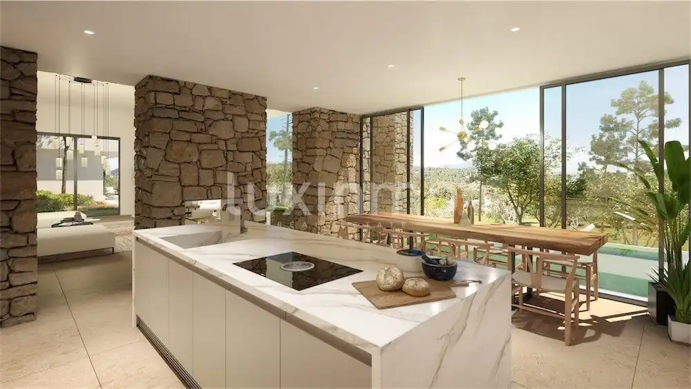 Cuina de Casa o xalet en venda en Santa Eulària des Riu amb Aire condicionat, Calefacció i Terrassa