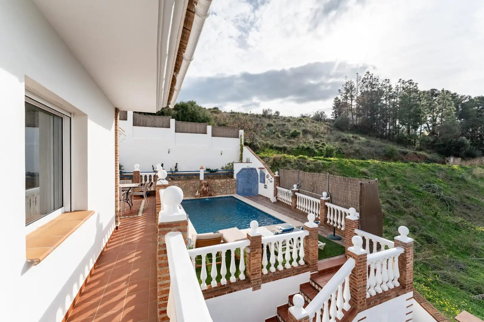 Terraza de Casa o chalet en venta en Vélez-Málaga con Piscina comunitaria