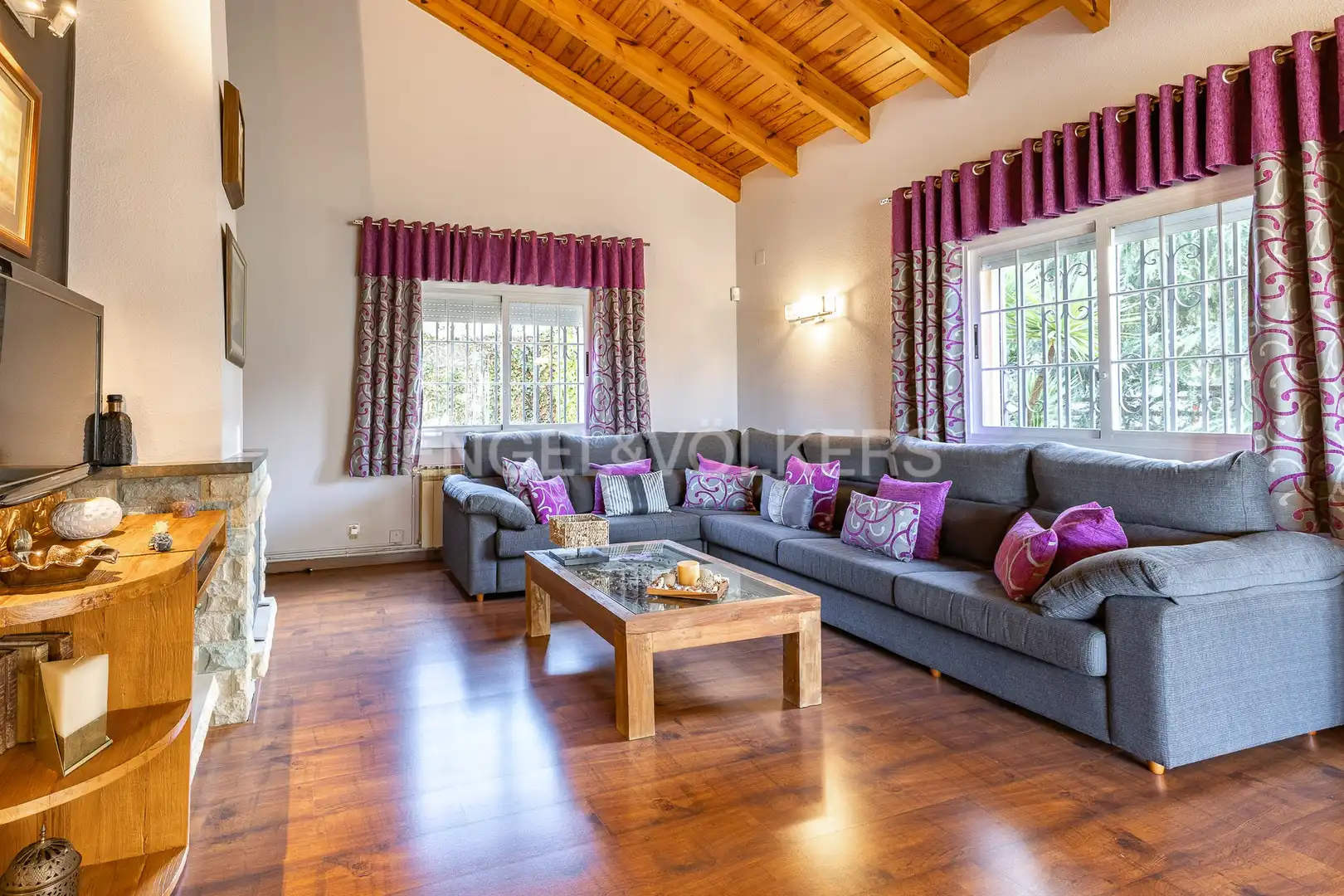 Sala d'estar de Casa o xalet en venda en Sant Antoni de Vilamajor amb Aire condicionat, Calefacció i Jardí privat