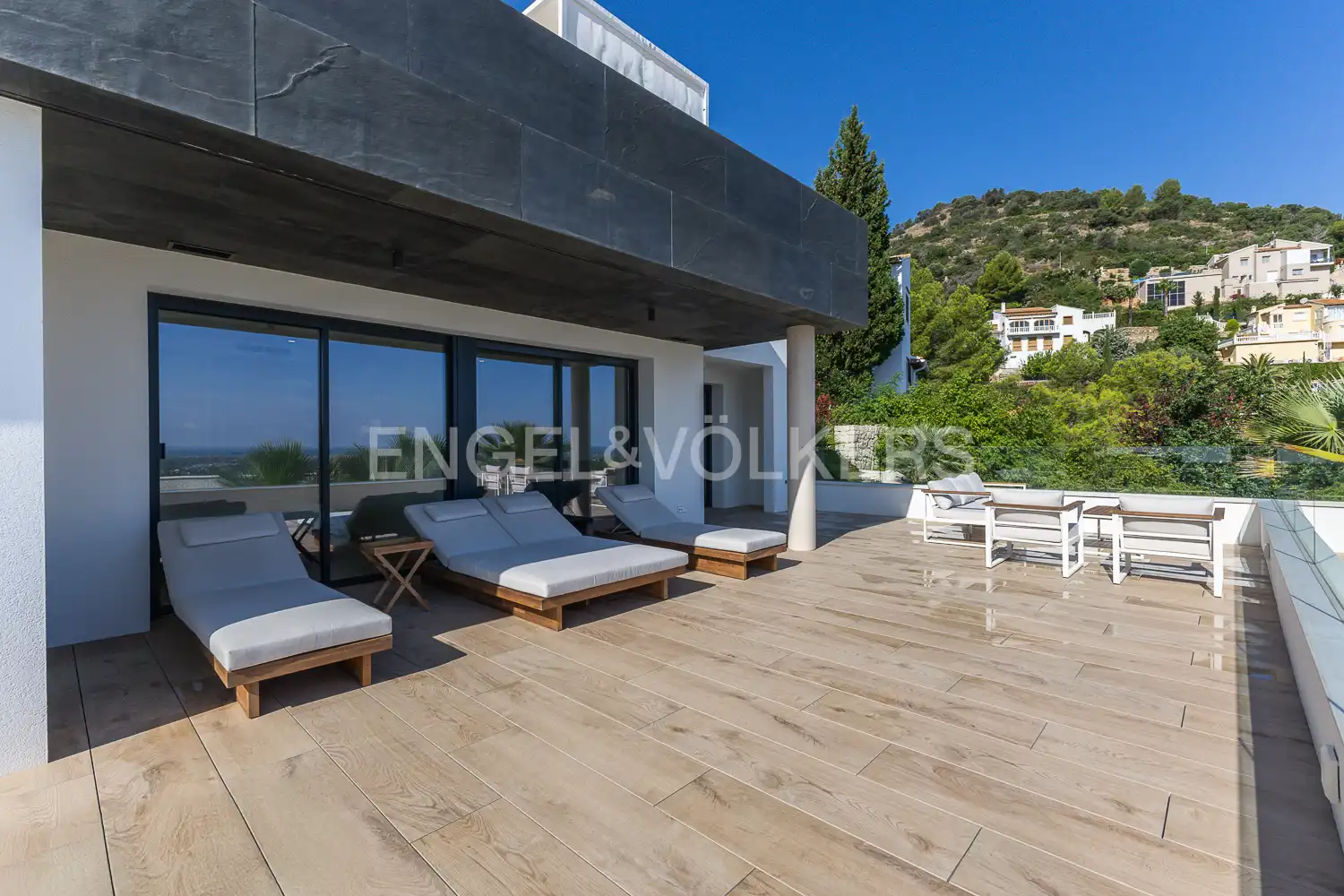 Terrace of Apartments for rent in Pedreguer  with Air Conditioner, Heating and Terrace
