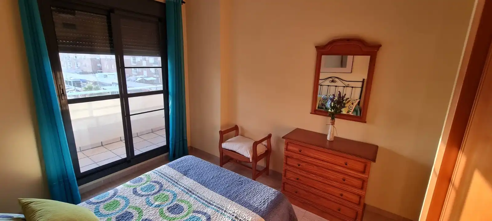 Bedroom of Flat for sale in Roquetas de Mar  with Terrace and Community pool