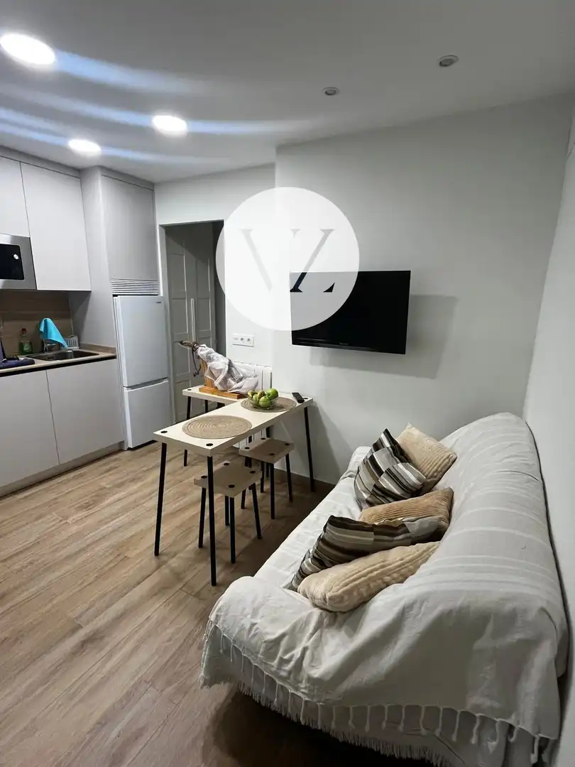 Living room of Flat for sale in Salamanca  with Heating, Terrace and Furnished