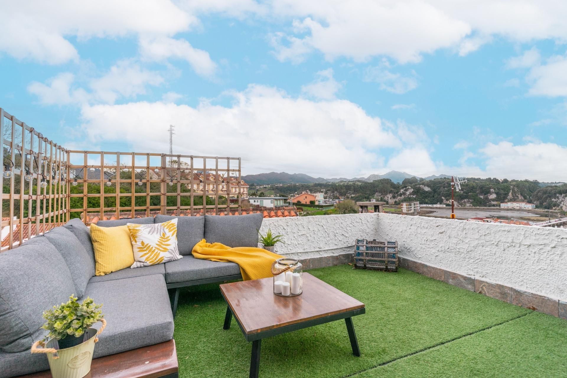 Terrace of Single-family semi-detached for sale in Ribadesella  with Heating, Terrace and Storage room