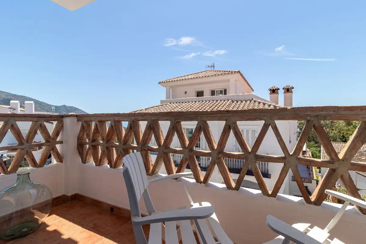 Terrassa de Casa adosada en venda en Mijas amb Aire condicionat, Terrassa i Traster