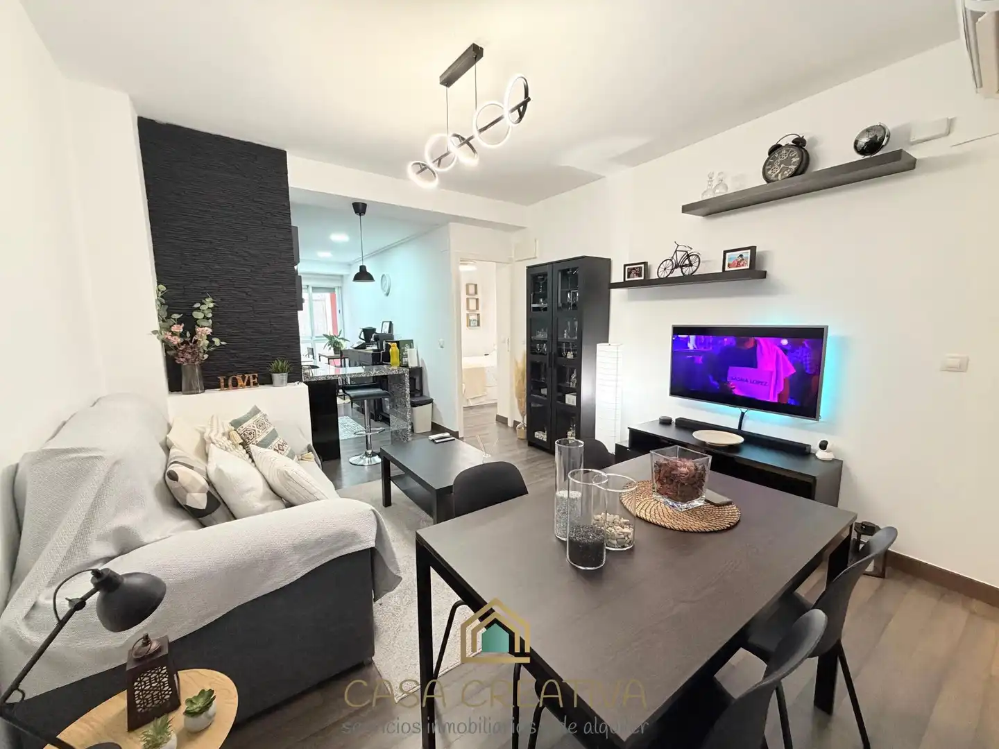 Sala de estar de Piso en venta en Alzira con Aire acondicionado, Calefacción y Amueblado