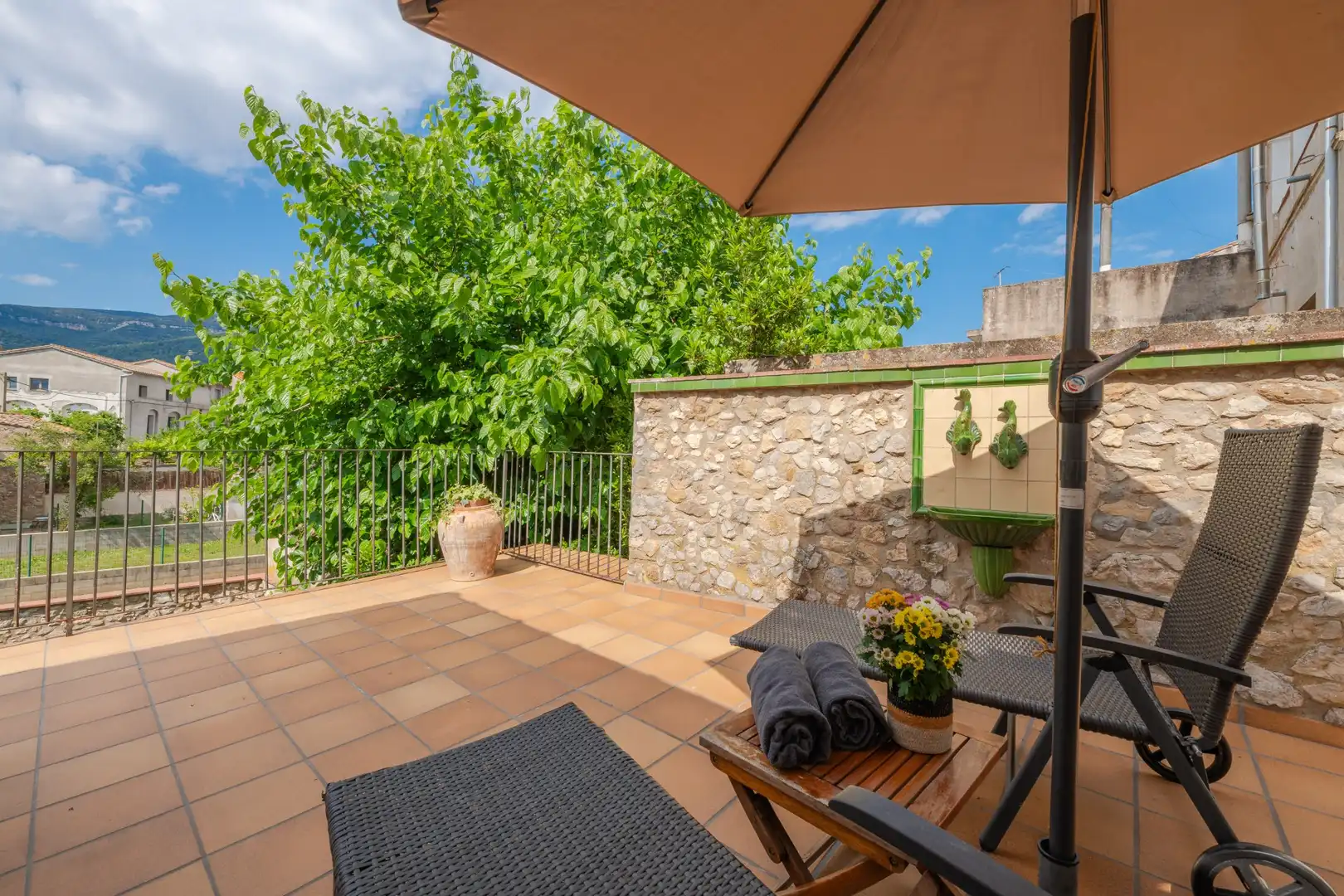 Terrace of Country homes for sale in Tortellà  with Heating