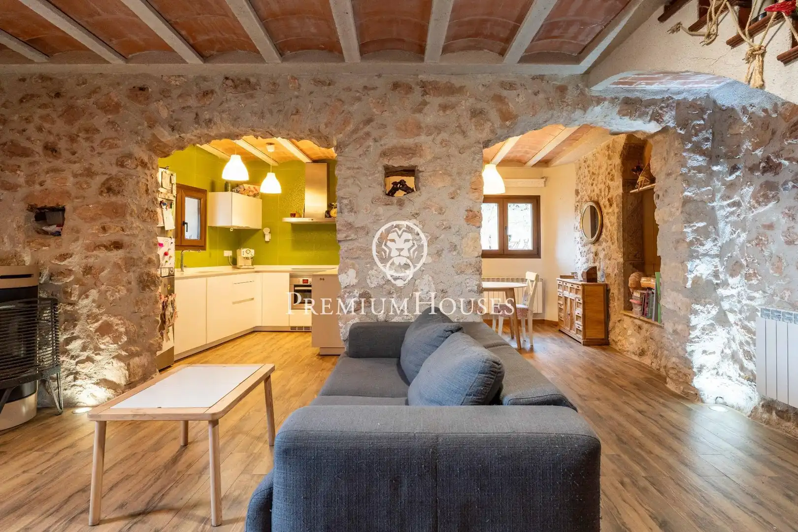 Sala de estar de Finca rústica en venta en Montblanc con Calefacción, Jardín privado y Terraza