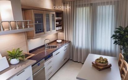 Kitchen of Flat for sale in Bilbao   with Heating, Terrace and Storage room