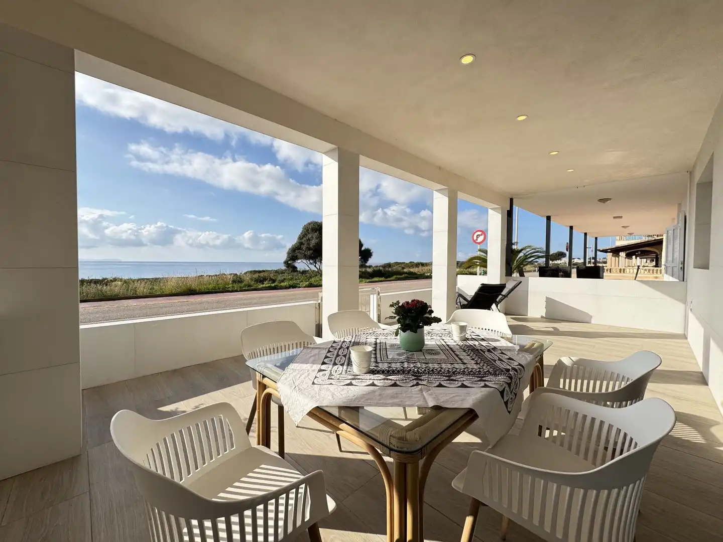 Terrace of Houses for rent in Campos  with Air Conditioner and Heating