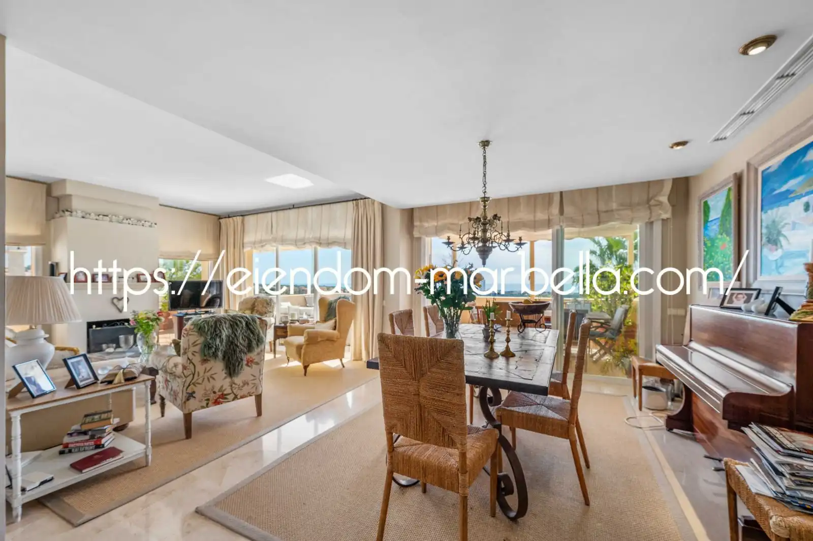 Esszimmer von Maisonette zum Verkauf in Marbella mit Klimaanlage, Terrasse und Abstellraum
