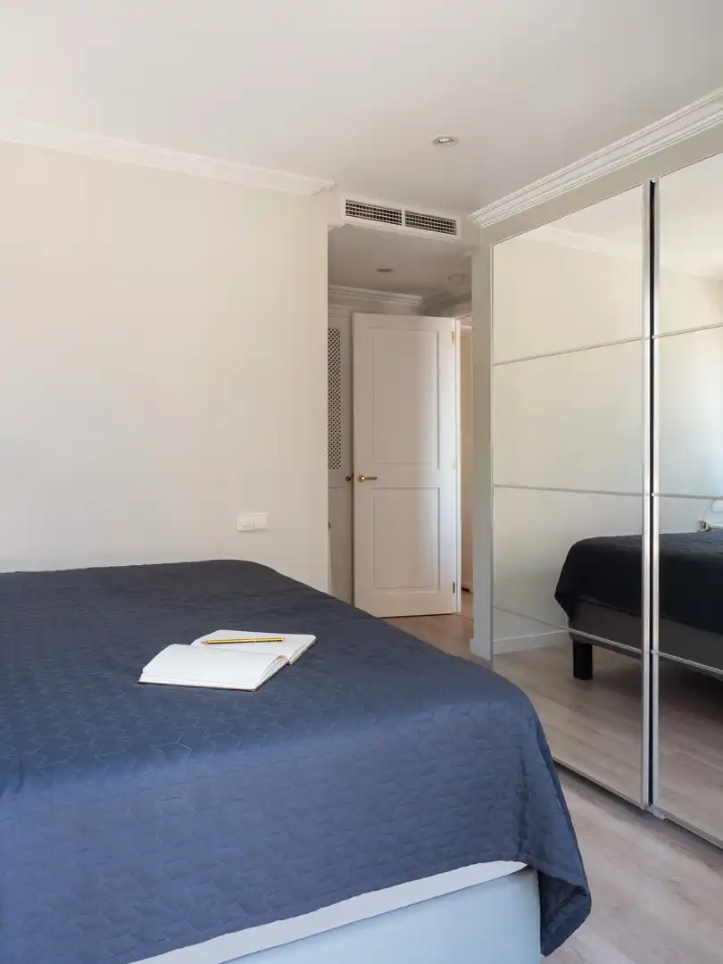 Dormitori de Apartament en venda en  Palma de Mallorca amb Aire condicionat, Terrassa i Piscina