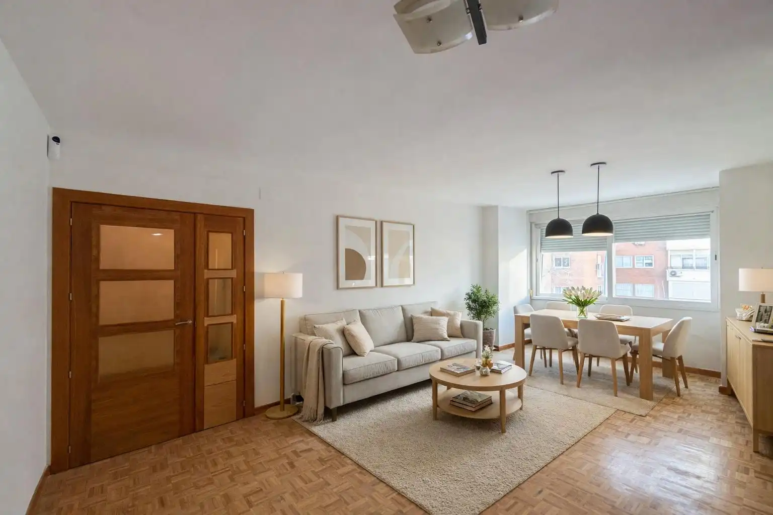Sala de estar de Piso en venta en Madrid con Aire acondicionado, Calefacción y Parquet