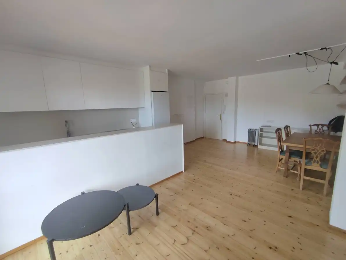 Cocina de Piso de alquiler en Barcelona con Parquet, Amueblado y Horno