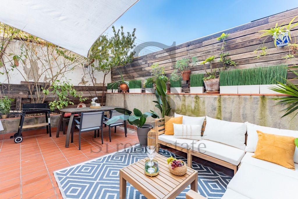 Terrace of Flat for sale in  Barcelona Capital  with Air Conditioner, Heating and Parquet flooring