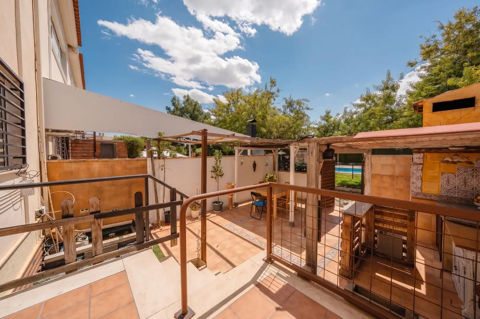 Terrassa de Casa adosada en venda en Aspe amb Piscina comunitària