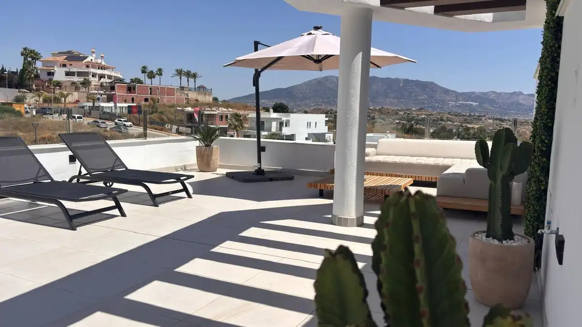 Terraza de Apartamento en venta en Mijas con Aire acondicionado, Calefacción y Terraza