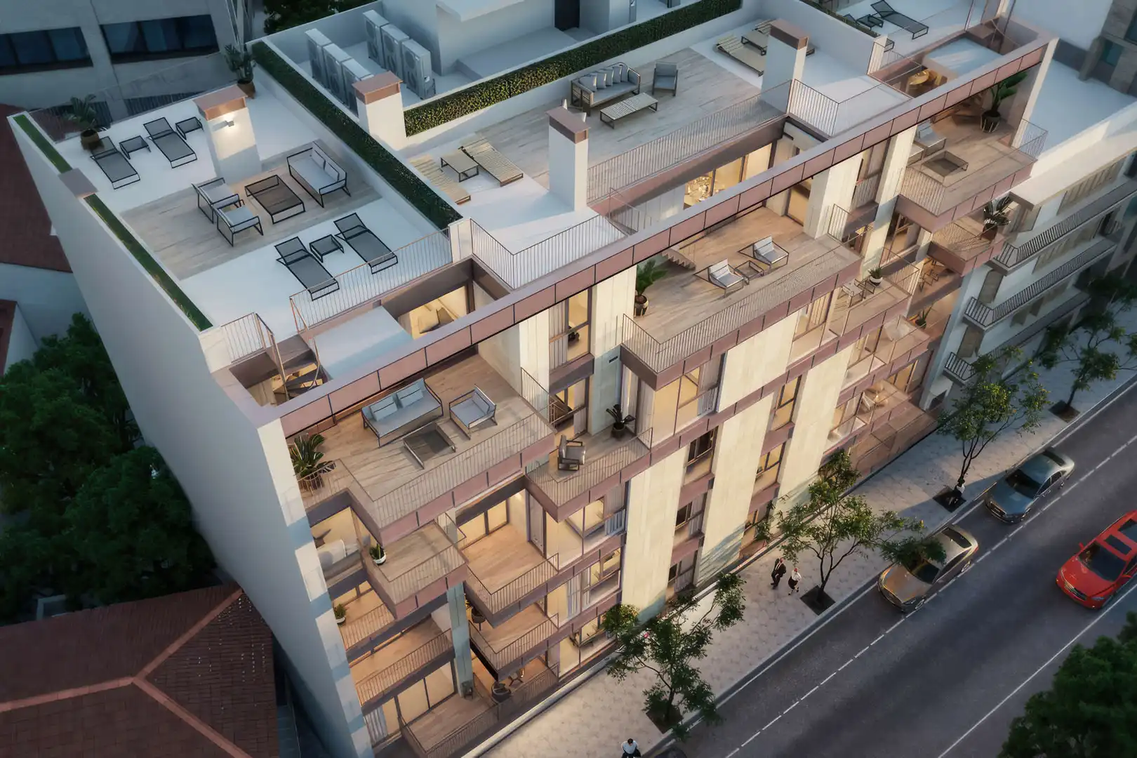 Vista exterior de Àtic en venda en  Palma de Mallorca amb Aire condicionat, Calefacció i Parquet