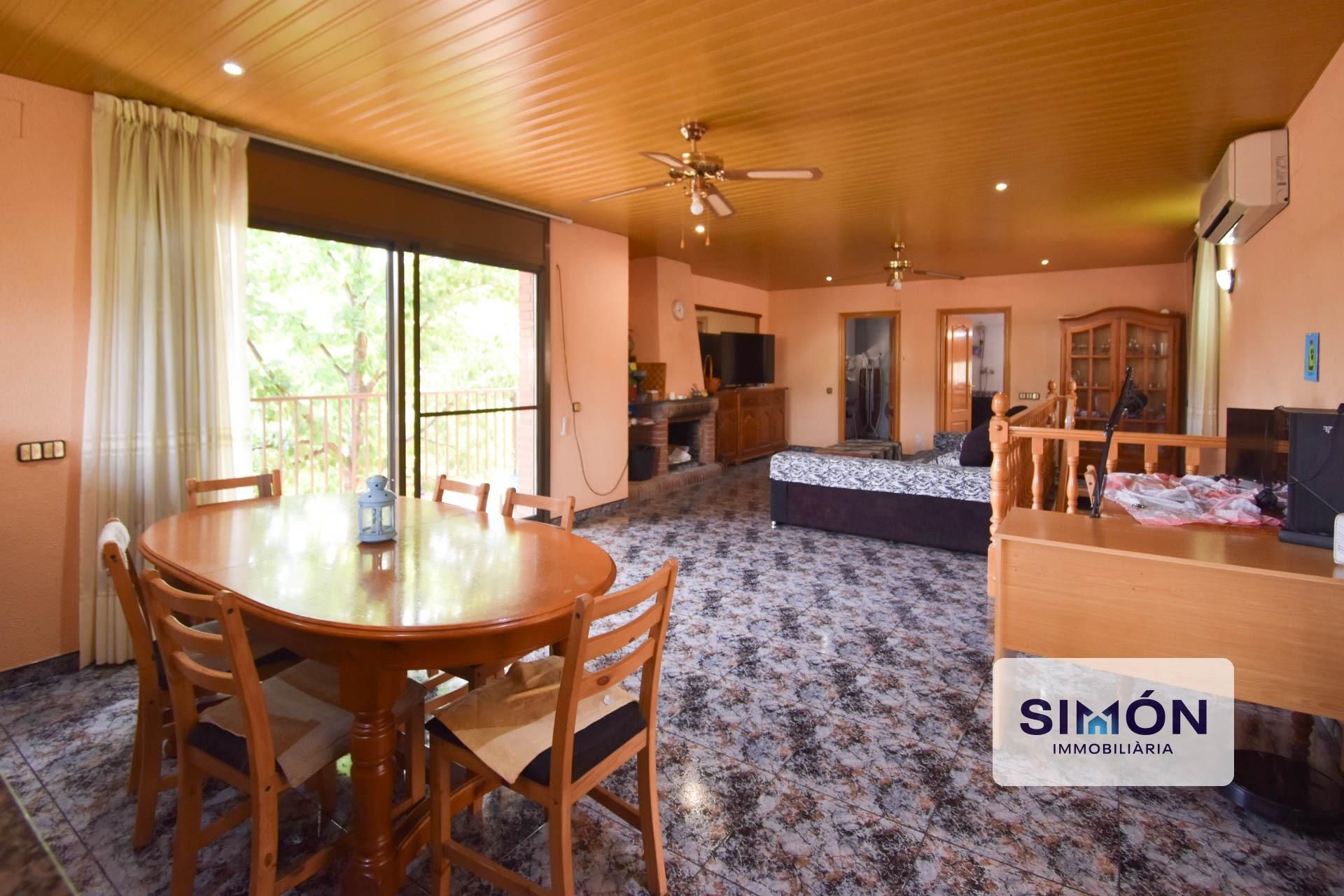 Dining room of House or chalet for sale in Rellinars  with Air Conditioner, Private garden and Terrace