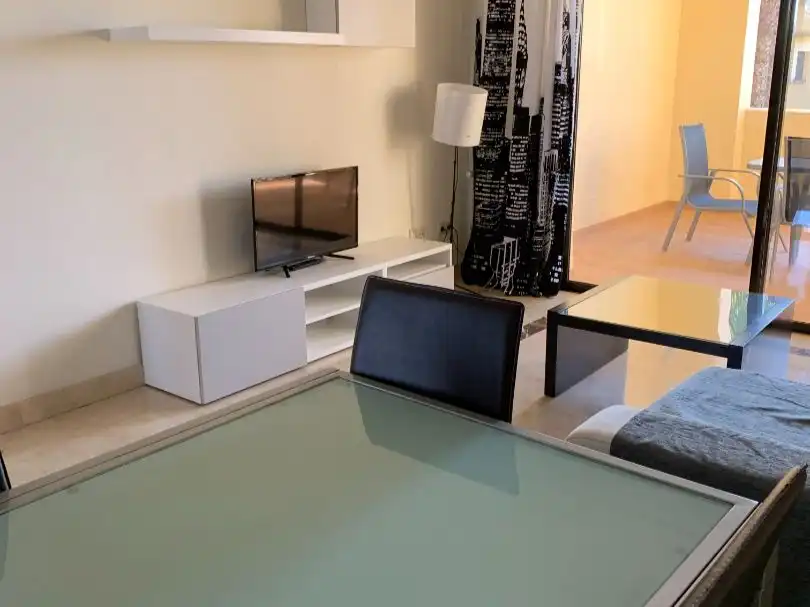 Sala de estar de Apartamento de alquiler en San Javier con Aire acondicionado, Calefacción y Terraza